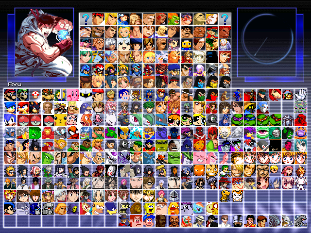 sonic characters mugen